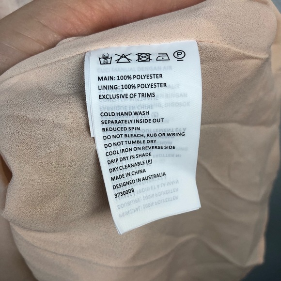 Bardot • Miranda Pink Satin Long Sleeve Wrap Dress - Picture 6 of 8